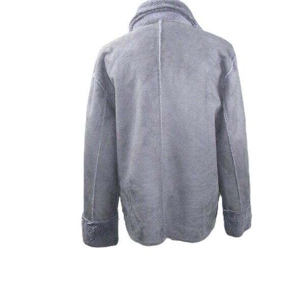 Brandon Thomas Slate Button Front Reversible Jacket Size Large - Picture 4 of 11